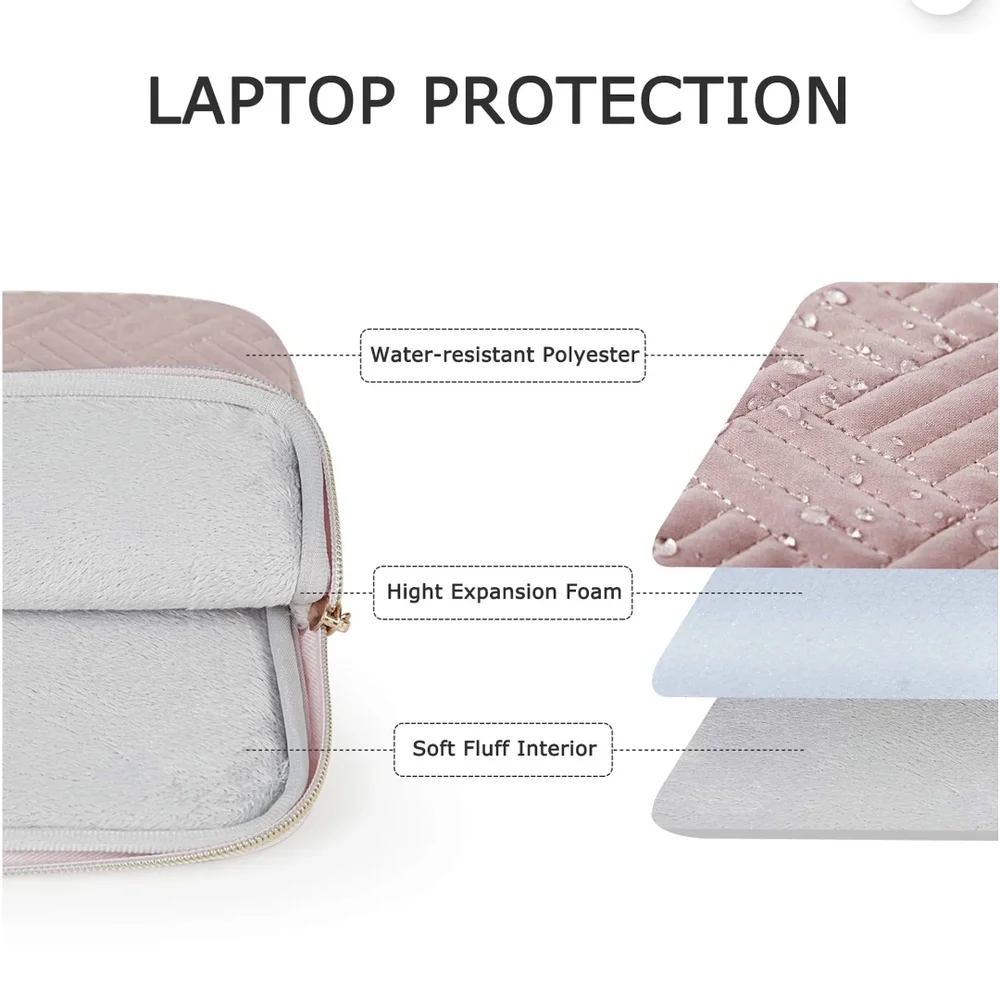 Chic Quilted Tablet Sleeve in Taupe